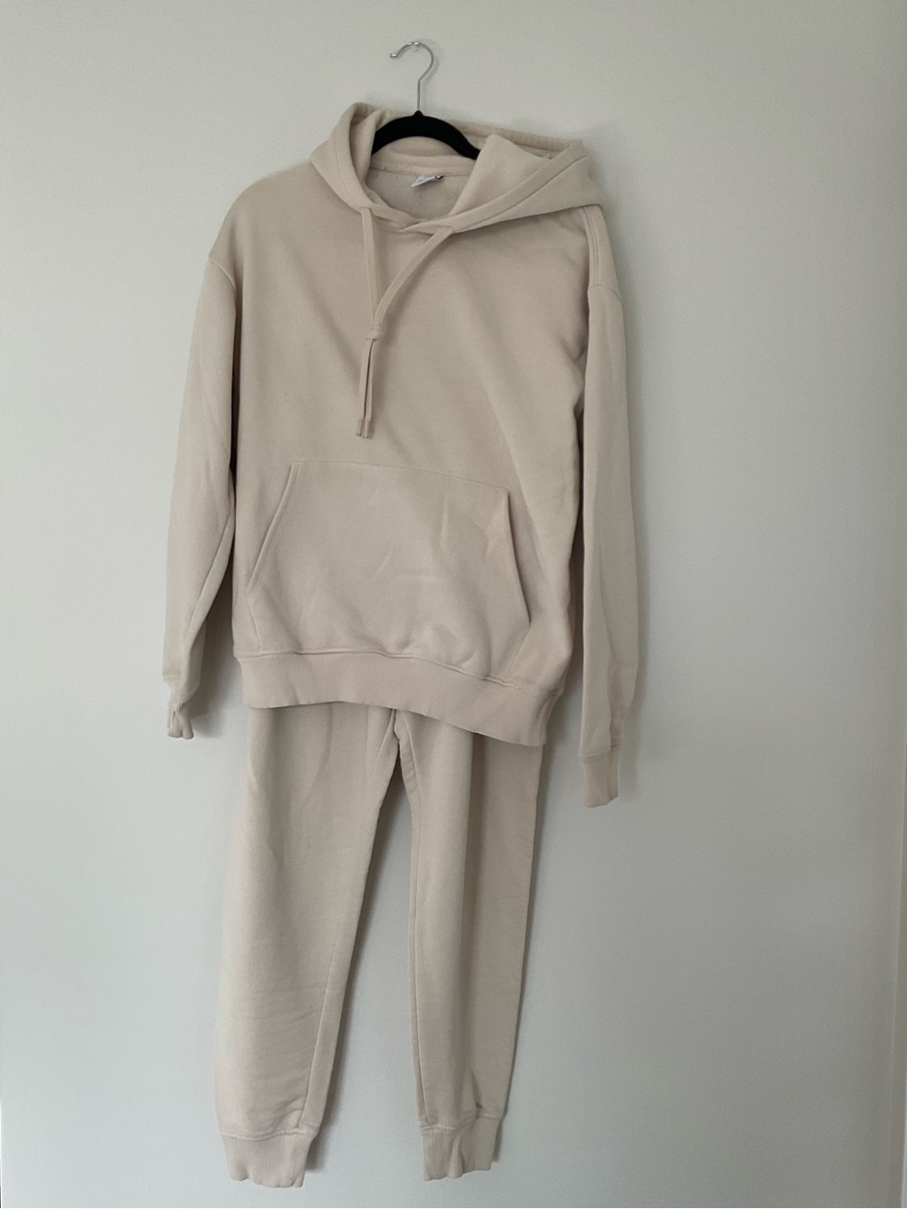 Zara Beige Hoodie Jogger Set
